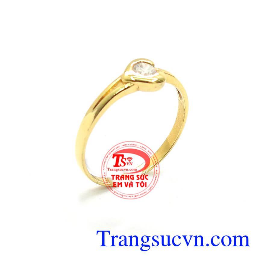 Nhẫn Nữ Trái Tim Đính Đá Thời Trang, nhẫn nữ vàng, nhẫn nữ đẹp Nhẫn Nữ Trái Tim Đính Đá Thời Trang, nhẫn nữ vàng, nhẫn nữ đẹp