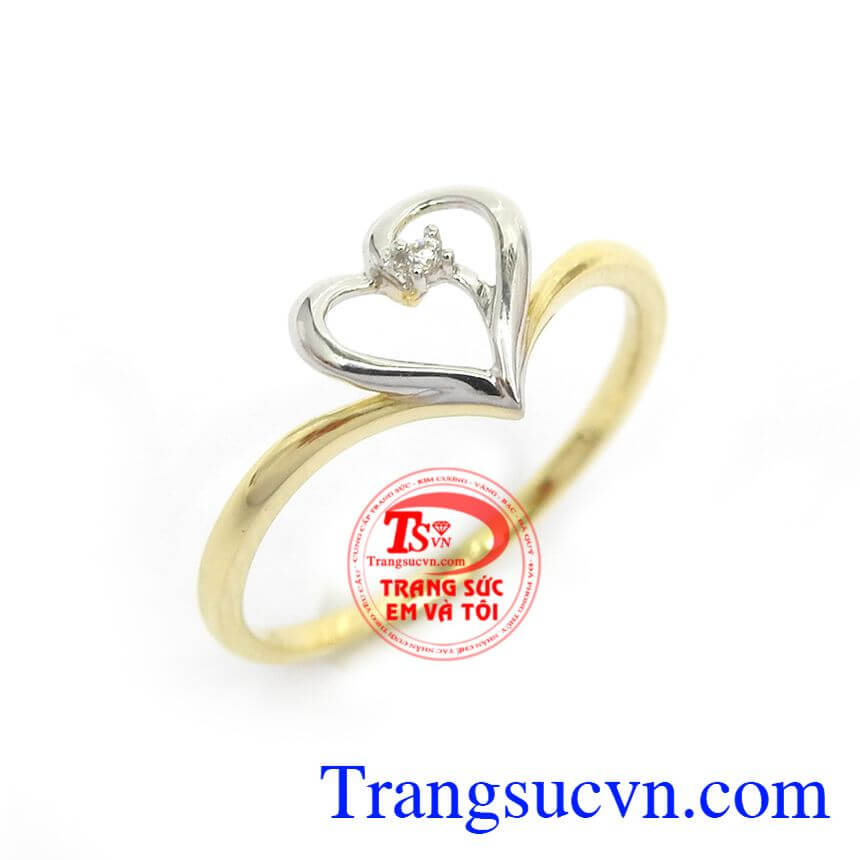 Nhẫn Nữ Trái Tim Độc Đáo, nhẫn nữ vàng tây, nhẫn nữ đẹp Nhẫn Nữ Trái Tim Độc Đáo, nhẫn nữ vàng tây, nhẫn nữ đẹp