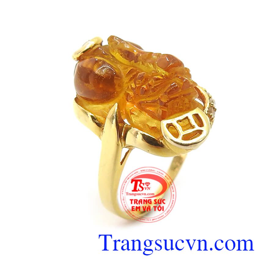 Nhẫn Nữ Tỳ Hưu Phú Quý, nhẫn nữ đẹp, nhẫn nữ vàng tây Nhẫn Nữ Tỳ Hưu Phú Quý, nhẫn nữ đẹp, nhẫn nữ vàng tây