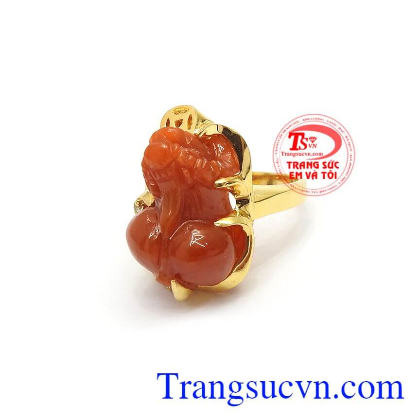 Nhẫn Nữ Tỳ Hưu Thịnh Vượng, nhẫn nữ đẹp, nhẫn nữ vàng tây