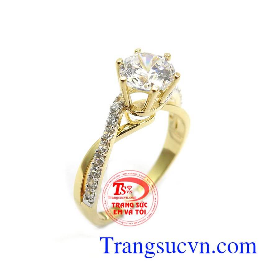 Nhẫn Nữ Vàng Đính Đá Nhập Khẩu, nhẫn nữ đẹp, nhẫn nữ vàng tây Nhẫn Nữ Vàng Đính Đá Nhập Khẩu, nhẫn nữ đẹp, nhẫn nữ vàng tây
