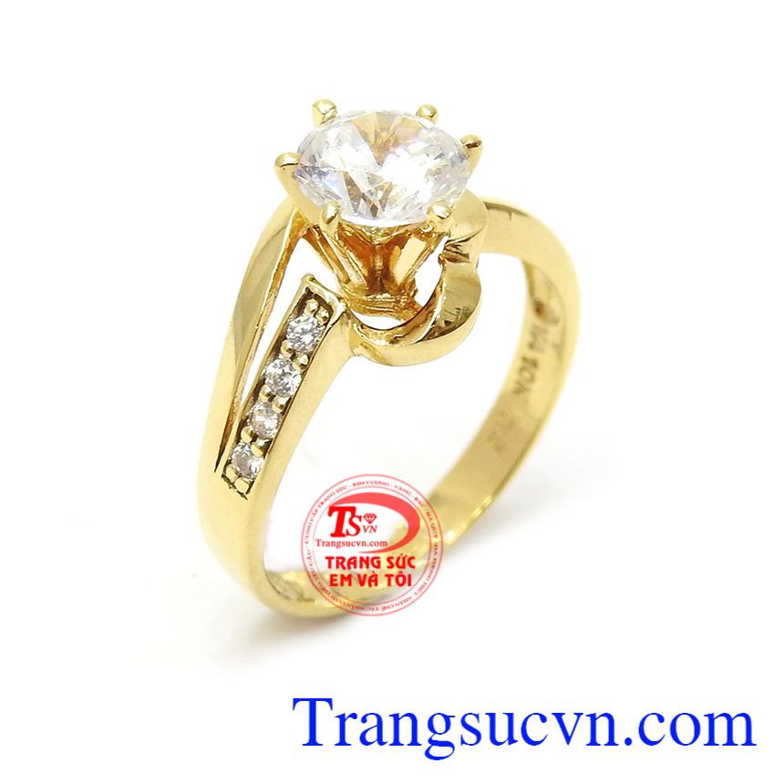 Nhẫn Nữ Vàng Phong Cách, nhẫn nữ đẹp, nhẫn nữ vàng tây
