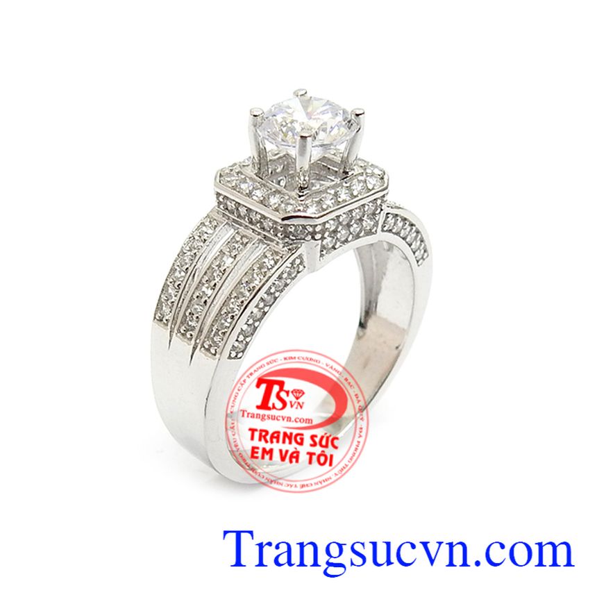 Nhẫn Nữ Vàng Trắng Phong Cách, nhẫn nữ vàng tây, nhẫn nữ đẹp Nhẫn Nữ Vàng Trắng Phong Cách, nhẫn nữ vàng tây, nhẫn nữ đẹp