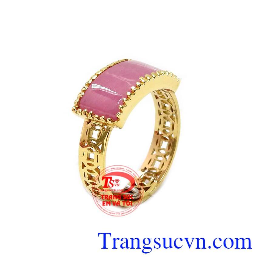 Nhẫn ruby kim tiền thịnh vượng, nhẫn nữ vàng tây, nhẫn nữ đẹp