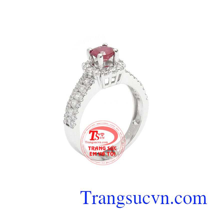 Nhẫn ruby may mắn 14k, nhẫn nữ vàng tây, nhẫn nữ ruby thiên nhiên Nhẫn ruby may mắn 14k, nhẫn nữ vàng tây, nhẫn nữ ruby thiên nhiên
