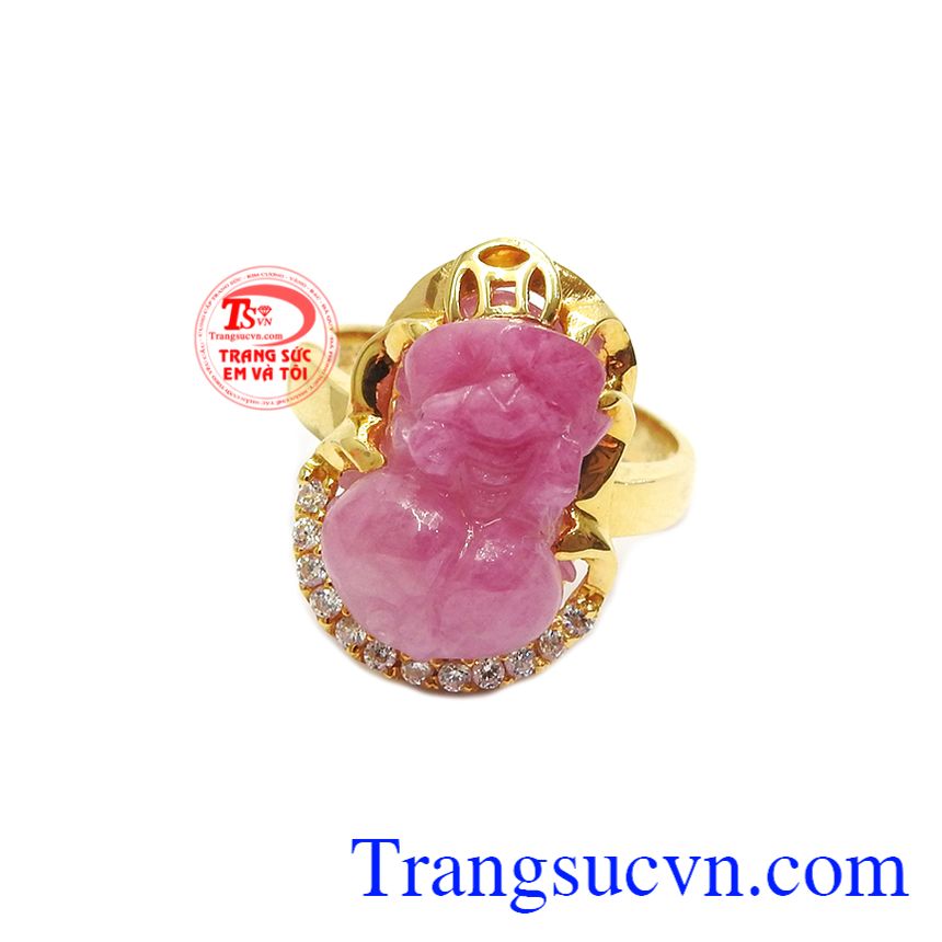 Nhẫn ruby tỳ hưu đẹp, nhẫn nữ vàng tây, nhẫn nữ tỳ hưu Nhẫn ruby tỳ hưu đẹp, nhẫn nữ vàng tây, nhẫn nữ tỳ hưu