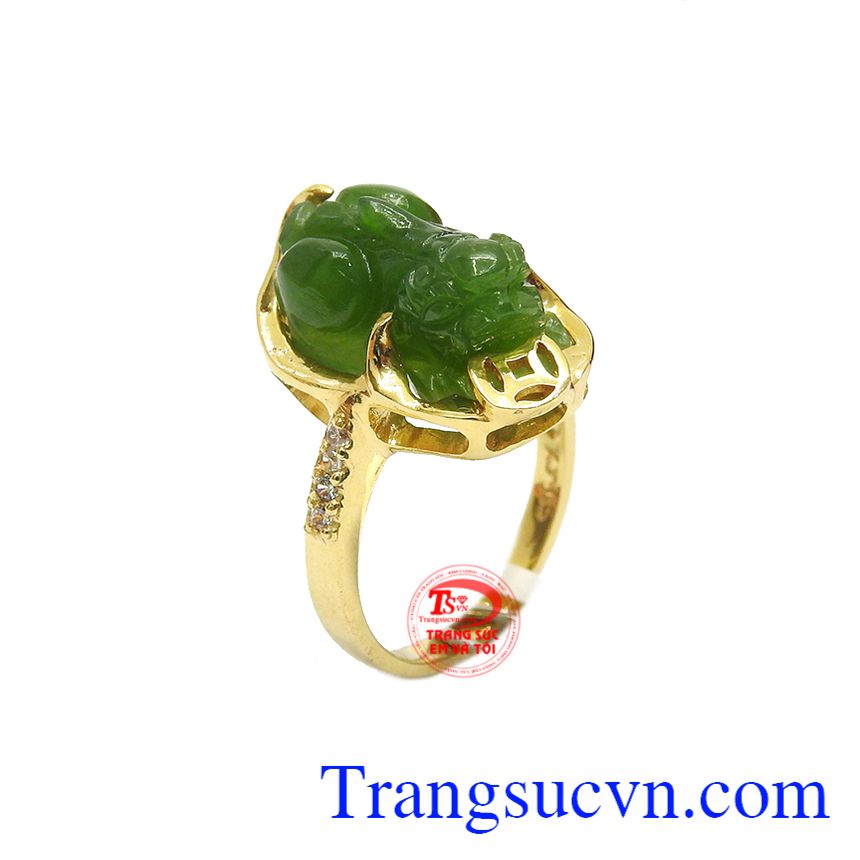 Nhẫn tỳ hưu cẩm thạch bình an, nhẫn tỳ hưu đẹp, nhẫn nữ đá quý Nhẫn tỳ hưu cẩm thạch bình an, nhẫn tỳ hưu đẹp, nhẫn nữ đá quý