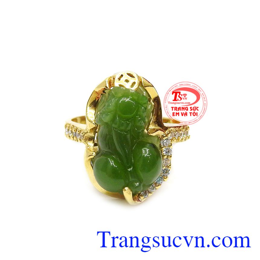 Nhẫn tỳ hưu cẩm thạch hợp mệnh, nhẫn nữ tỳ hưu, nhẫn nữ vàng tây Nhẫn tỳ hưu cẩm thạch hợp mệnh, nhẫn nữ tỳ hưu, nhẫn nữ vàng tây