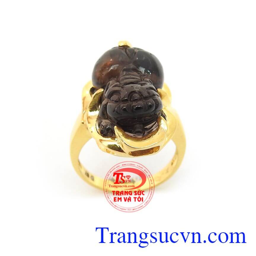 Nhẫn Tỳ Hưu Chiêu Tài Lộc, nhẫn nữ tỳ hưu, nhẫn vàng tây Nhẫn Tỳ Hưu Chiêu Tài Lộc, nhẫn nữ tỳ hưu, nhẫn vàng tây