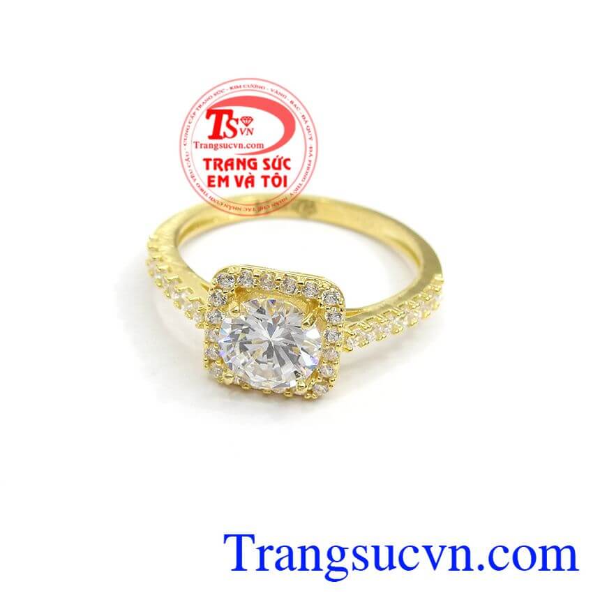 Nhẫn Vàng Phong Cách Phái Đẹp, nhẫn nữ đẹp, nhẫn nữ vàng
