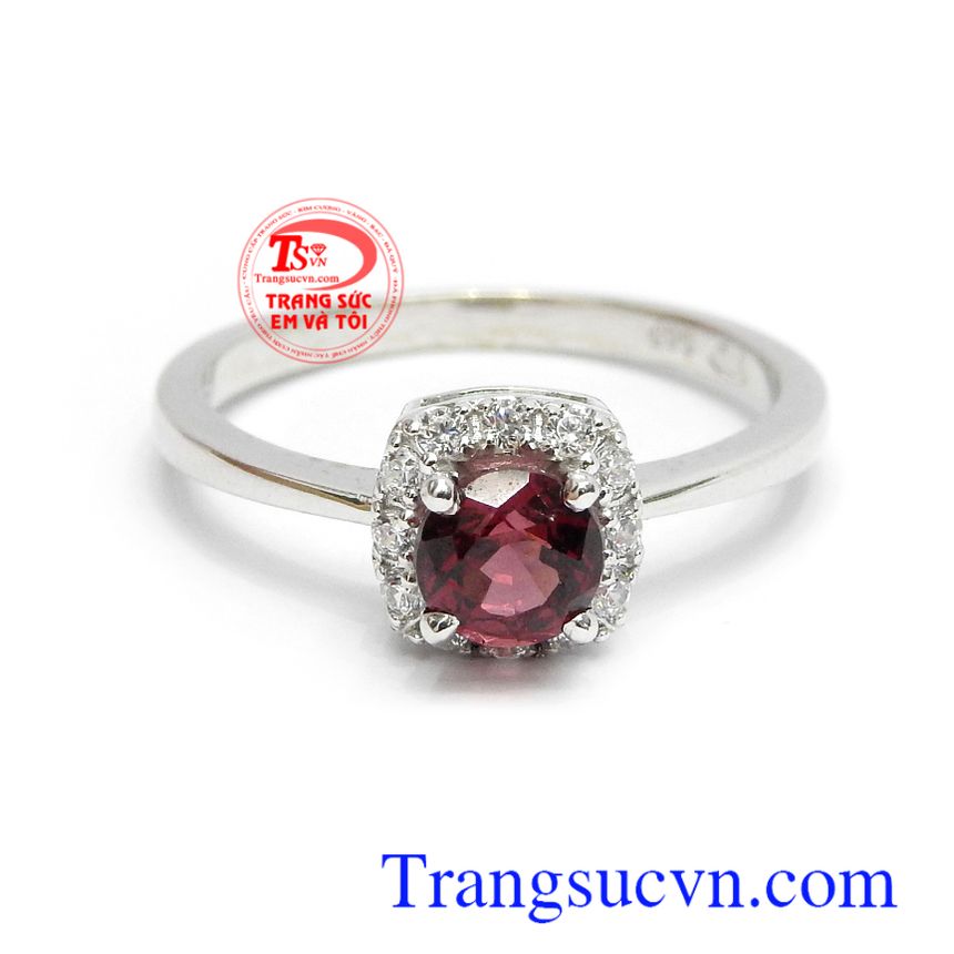 Nhẫn vàng trắng Granet Quyền Lực, nhẫn nam vàng tây, nhẫn nam đẹp Nhẫn vàng trắng Granet Quyền Lực, nhẫn nam vàng tây, nhẫn nam đẹp