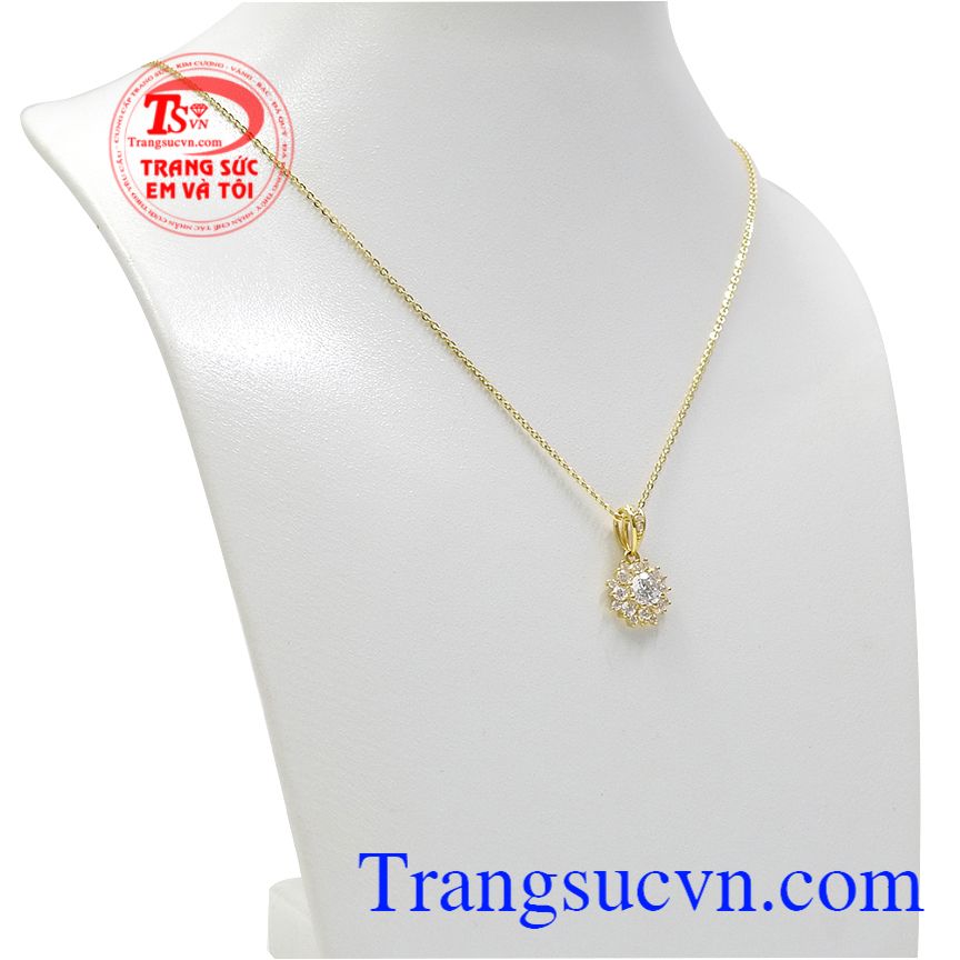 Bộ trang sức nữ vàng tây lấp lánh, Bộ dây chuyền vàng, Trang sức nữ sang trọng Bộ trang sức nữ vàng tây lấp lánh, Bộ dây chuyền vàng, Trang sức nữ sang trọng