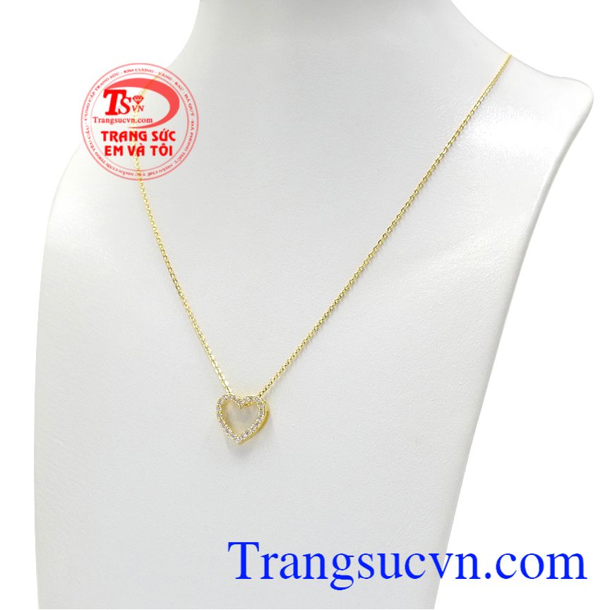 Bộ trang sức trái tim vàng tây, Bộ dây chuyền vàng, Bộ trang sức vàng sang trọng Bộ trang sức trái tim vàng tây, Bộ dây chuyền vàng, Bộ trang sức vàng sang trọng