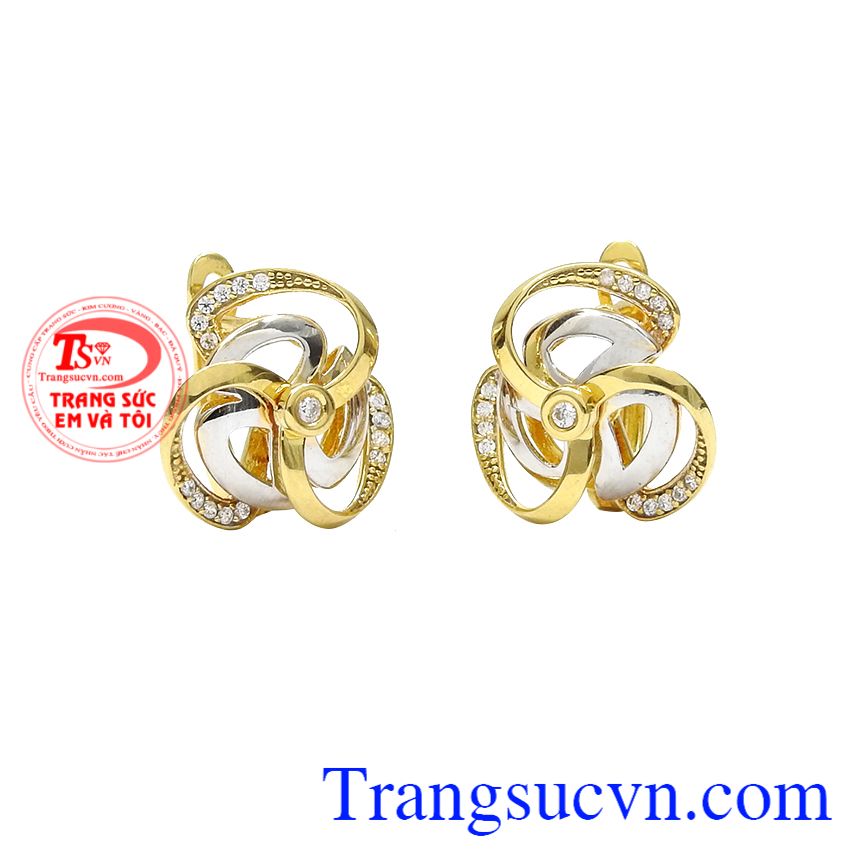 Hoa tai chong chóng kỳ diệu, Hoa tai nữ vàng, Hoa tai vàng phong cách Hoa tai chong chóng kỳ diệu, Hoa tai nữ vàng, Hoa tai vàng phong cách
