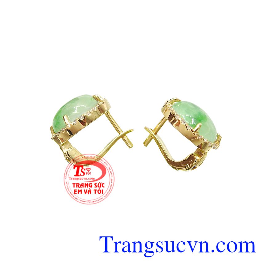 Hoa tai jadeite an nhiên, Hoa tai nữ vàng, Hoa tai vàng sang trọng