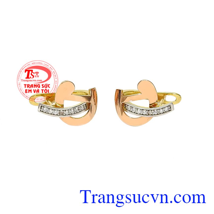 Hoa tai nữ thời trang, Hoa tai vàng tây, Hoa tai nữ sang trọng Hoa tai nữ thời trang, Hoa tai vàng tây, Hoa tai nữ sang trọng