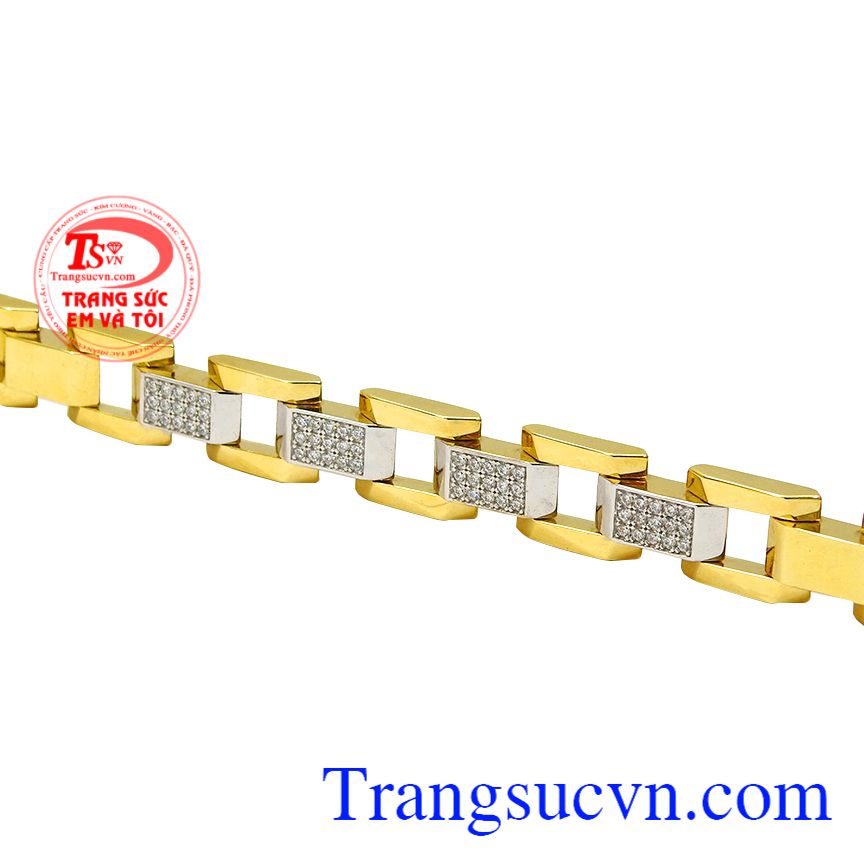 Lắc nam vàng tây lịch lãm, Lắc tay vàng tây, Lắc tay vàng thời trang