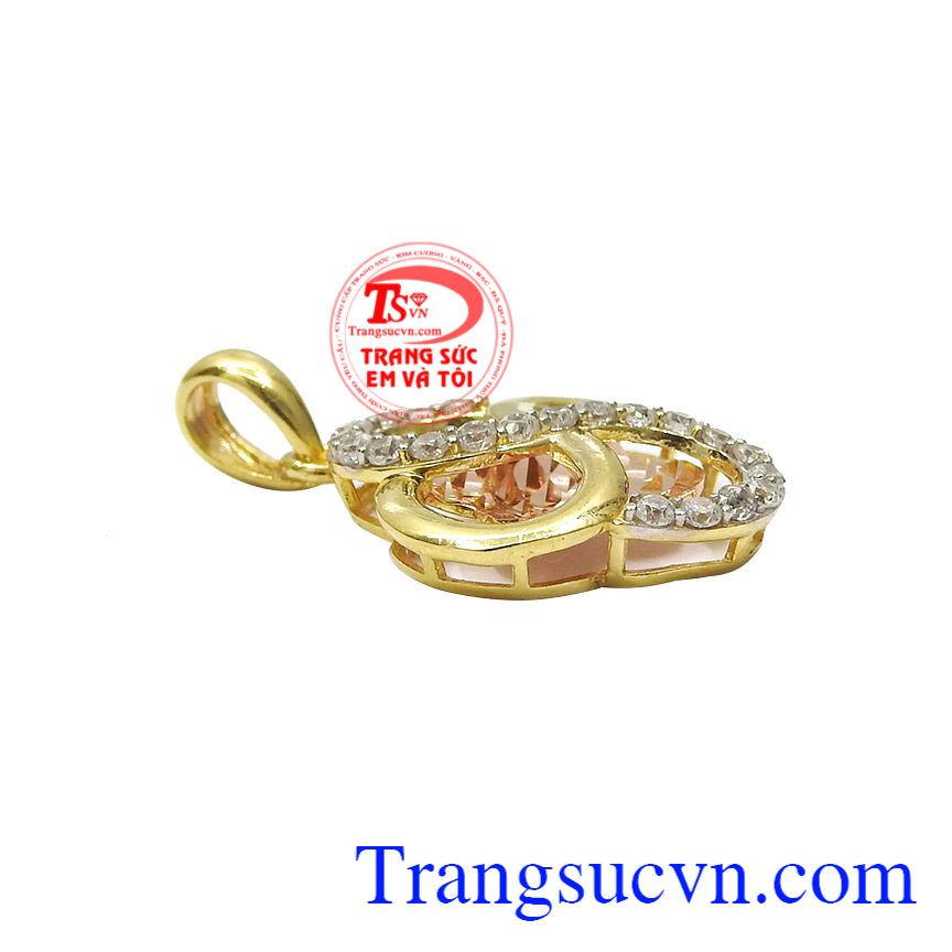 Mặt dây may mắn vàng tây, Mặt dây nữ vàng, Mặt dây chuyền cao cấp