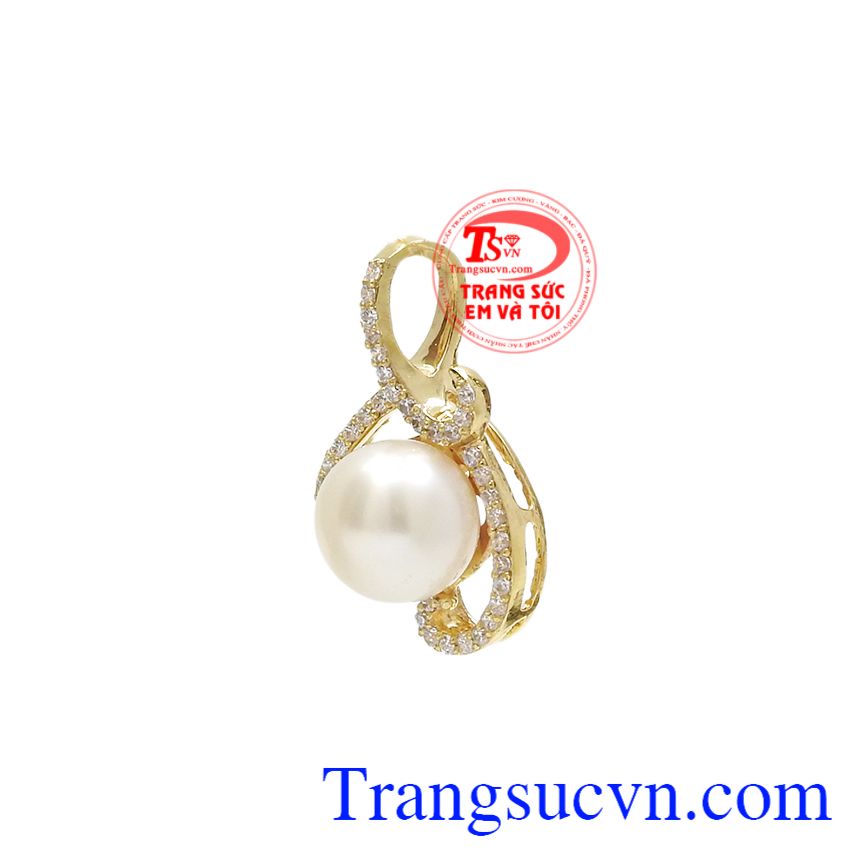 Mặt dây ngọc trai quyến rũ, Mặt dây chuyền vàng, Mặt dây vàng sang trọng Mặt dây ngọc trai quyến rũ, Mặt dây chuyền vàng, Mặt dây vàng sang trọng