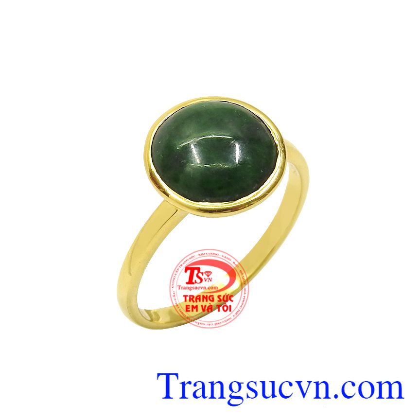 Nhẫn cẩm thạch ấn tượng, Nhẫn nữ Jadeite, Nhẫn vàng tây sang trọng Nhẫn cẩm thạch ấn tượng, Nhẫn nữ Jadeite, Nhẫn vàng tây sang trọng