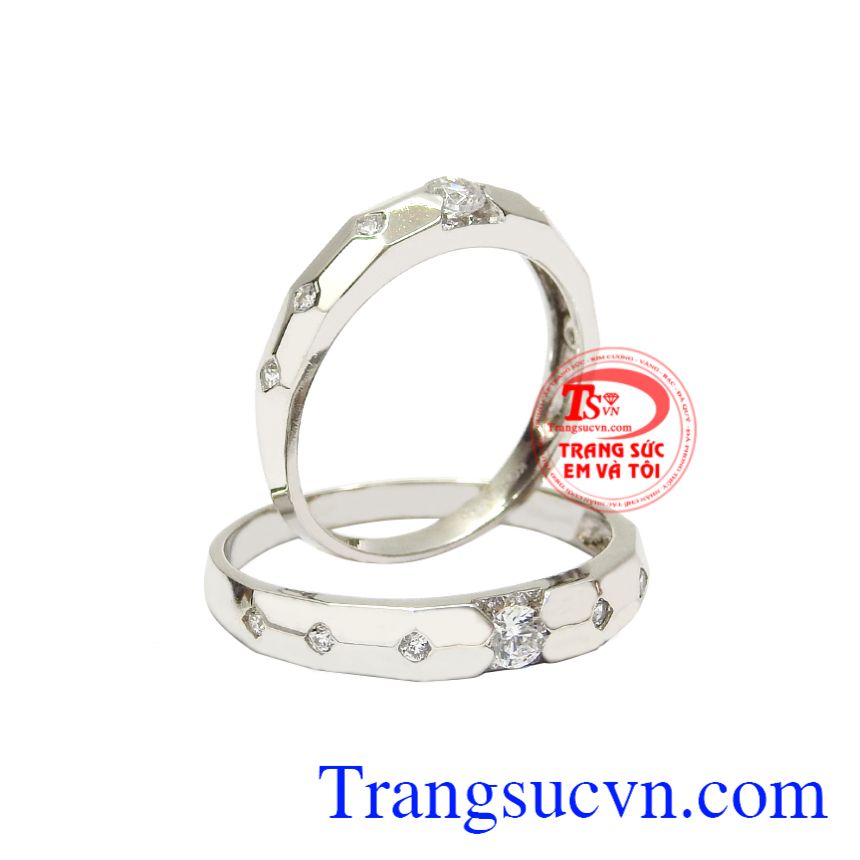 Nhẫn cưới vàng trắng chung thủy, Nhẫn cưới vàng tây, Nhẫn cưới vàng cao cấp Nhẫn cưới vàng trắng chung thủy, Nhẫn cưới vàng tây, Nhẫn cưới vàng cao cấp