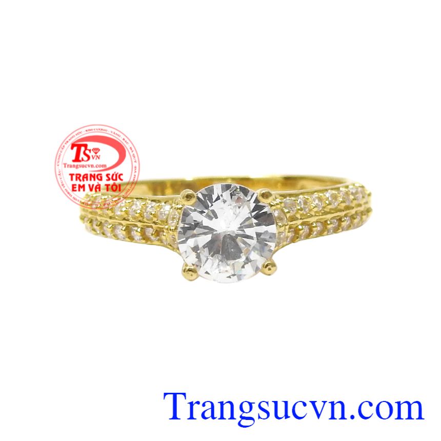 Nhẫn nữ vàng màu quyến rũ, Nhẫn vàng tây nữ, Nhẫn vàng tây thời trang Nhẫn nữ vàng màu quyến rũ, Nhẫn vàng tây nữ, Nhẫn vàng tây thời trang