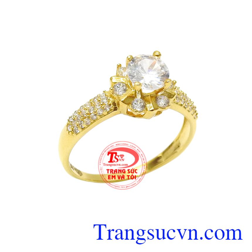 Nhẫn nữ vàng màu yêu kiều, Nhẫn vàng tây nữ, Nhẫn nữ vàng sang trọng Nhẫn nữ vàng màu yêu kiều, Nhẫn vàng tây nữ, Nhẫn nữ vàng sang trọng