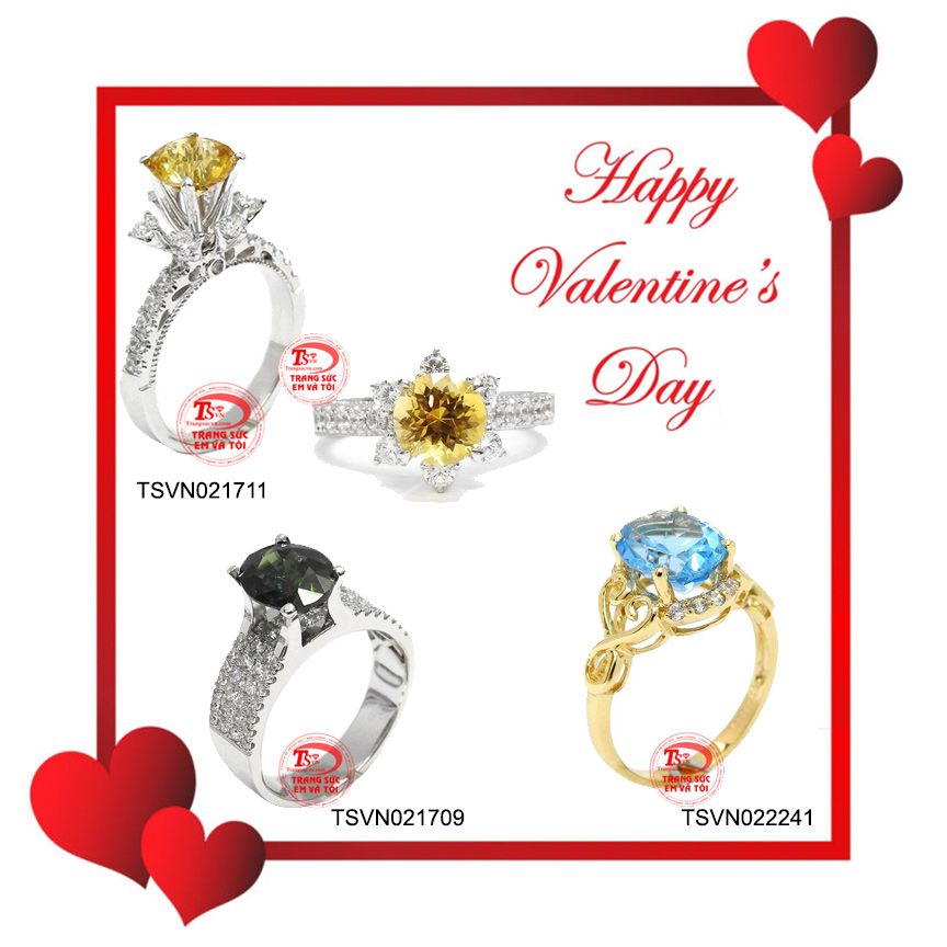 Quà tặng valentine không thể thiếu chiếc nhẫn lấp lánh Quà tặng valentine không thể thiếu chiếc nhẫn lấp lánh