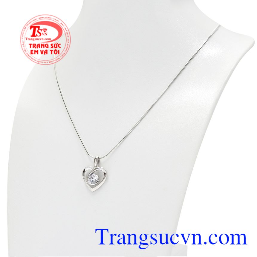 Bộ mặt dây nữ trái tim, Bộ dây chuyền nữ, Trang sức vàng thời trang Bộ mặt dây nữ trái tim, Bộ dây chuyền nữ, Trang sức vàng thời trang