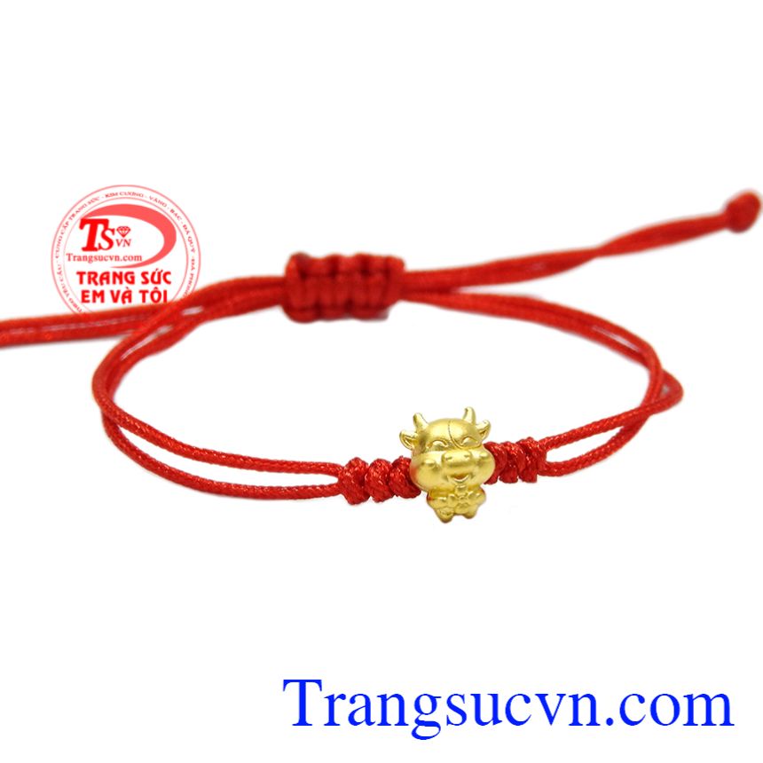 Dây tết charm vàng ta tuổi Sửu, Lắc tay vàng trẻ em, Lắc tay vàng tây đẹp Dây tết charm vàng ta tuổi Sửu, Lắc tay vàng trẻ em, Lắc tay vàng tây đẹp
