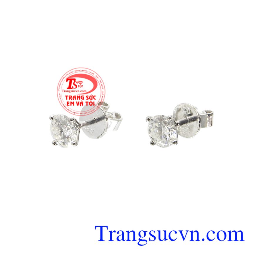 Hoa tai moissanite trang nhã, Hoa tai vàng nữ, Hoa tai nữ thời trang Hoa tai moissanite trang nhã, Hoa tai vàng nữ, Hoa tai nữ thời trang