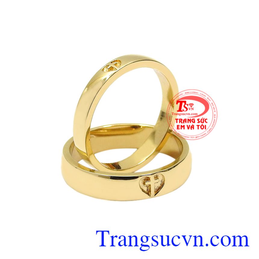 Nhẫn cưới thánh giá tình yêu, Nhẫn cưới vàng tây, Nhẫn cưới vàng sang trọng Nhẫn cưới thánh giá tình yêu, Nhẫn cưới vàng tây, Nhẫn cưới vàng sang trọng