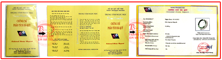 Chứng Chỉ Đá Quý