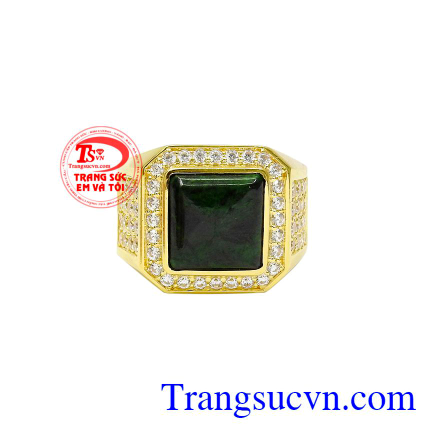 Nhẫn nam cẩm thạch mạnh mẽ, Nhẫn nam vàng tây, Nhẫn nam vàng sang trọng Nhẫn nam cẩm thạch mạnh mẽ, Nhẫn nam vàng tây, Nhẫn nam vàng sang trọng