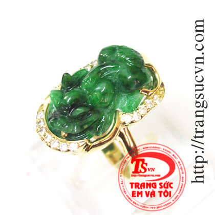 nhantyhuubangvang- nhẫn tỳ hưu bằng vàng, nhan t huu, nhan ty huu, vang