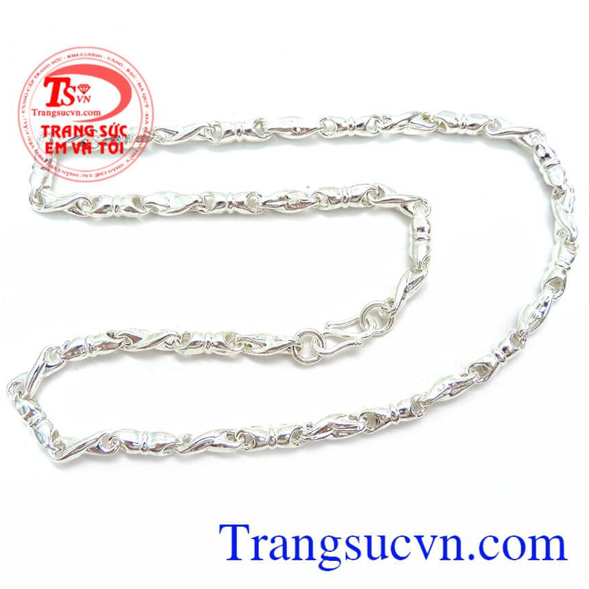 Dây Chuyền Bạc Nam Trẻ Trung, Dây chuyền nam cao cấp, Dây chuyền nam đẹp