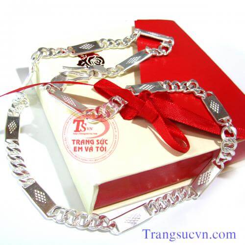 Dây chuyền bạc nam bạc ta, trọng lượng 9,89 chỉ Dây chuyền bạc nam bạc ta, trọng lượng 9,89 chỉ