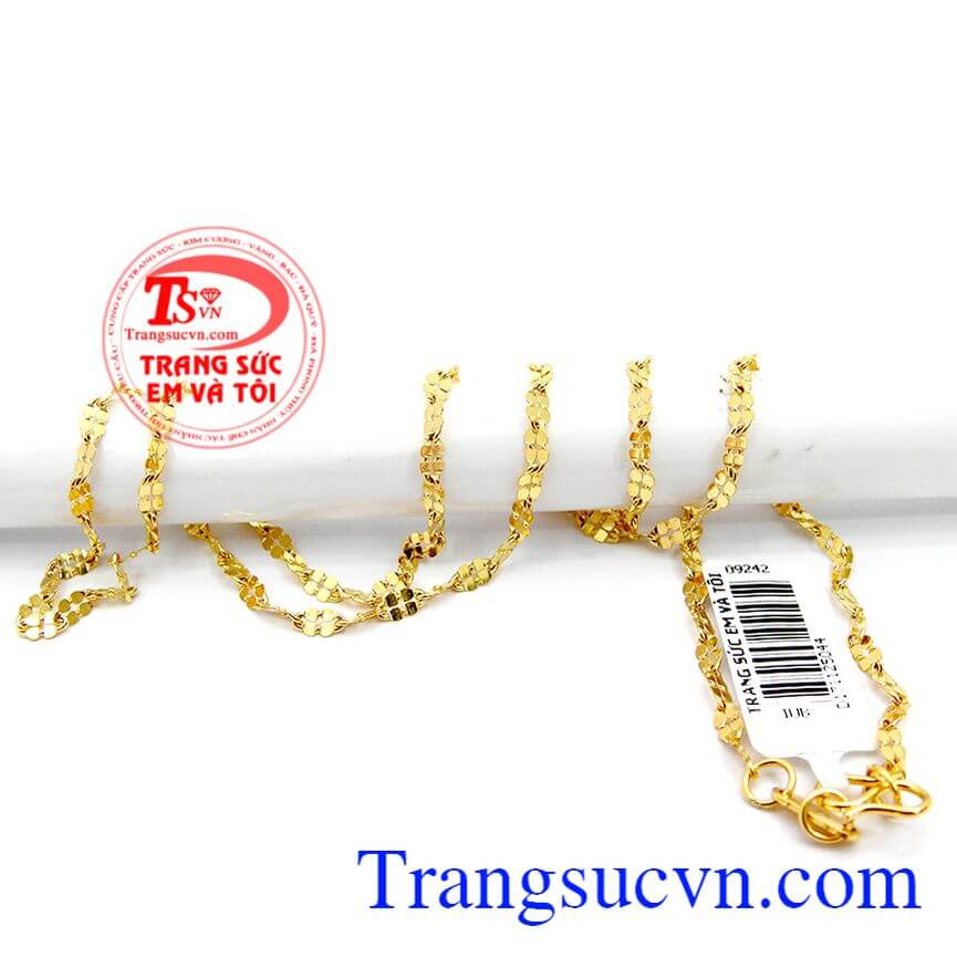 V&ograve;ng cổ v&agrave;ng nữ xinh, D&acirc;y chuyền nữ điệu đ&agrave;, D&acirc;y chuyền nữ chế t&aacute;c h&igrave;nh b&ocirc;ng hoa