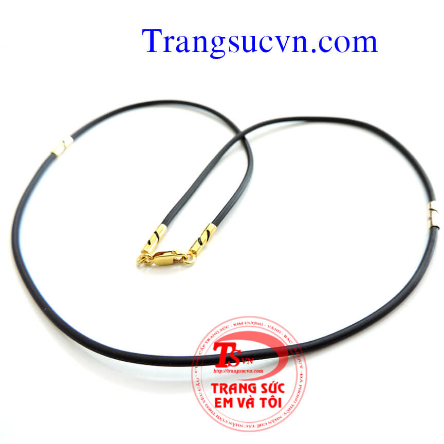 Dây cao su nhỏ bọc vàng tây nhỏ, Dây cao su bọc rồng, Dây chuyền vàng nữ