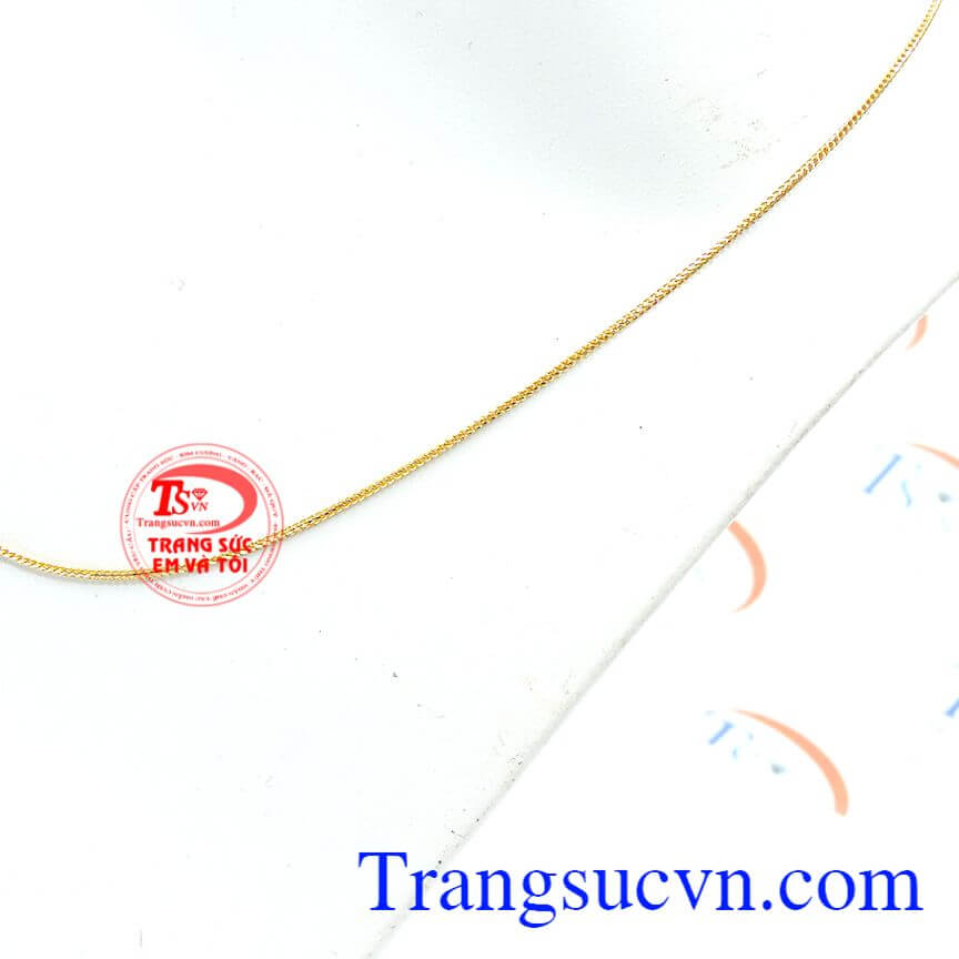 day chuyen vang italy 18k, D&acirc;y chuyền v&agrave;ng Italy 18k