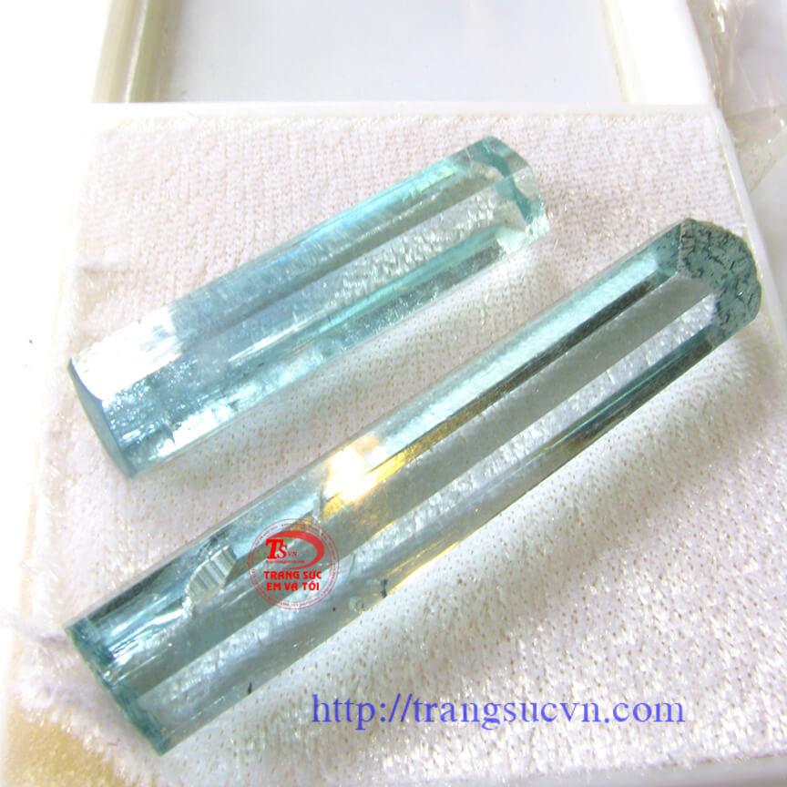 Tinh thể Aquamarine đ&ocirc;i, 