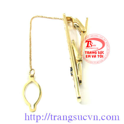 Kep-caravat-vang-tay, Kẹp Caravat Vàng Tây