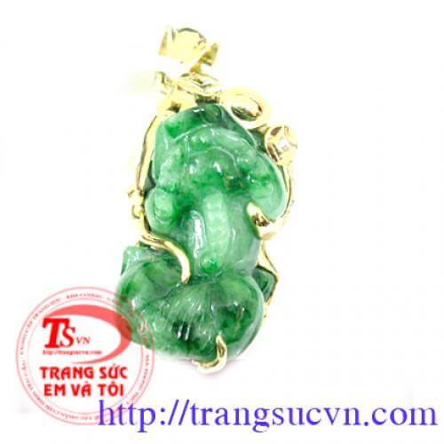 Bán Mặt tỳ hưu bọc vàng có giấy kiểm định Mặt tỳ hưu bọc vàng và giấy kiểm định vàng