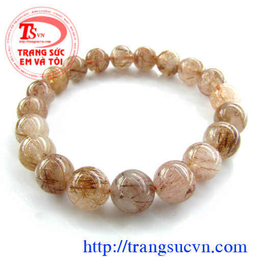 V&ograve;ng thạch anh t&oacute;c nam 14 ly