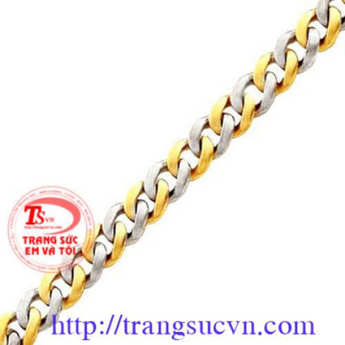 day_nam_hai_mau,Dây chuyền nam hai màu