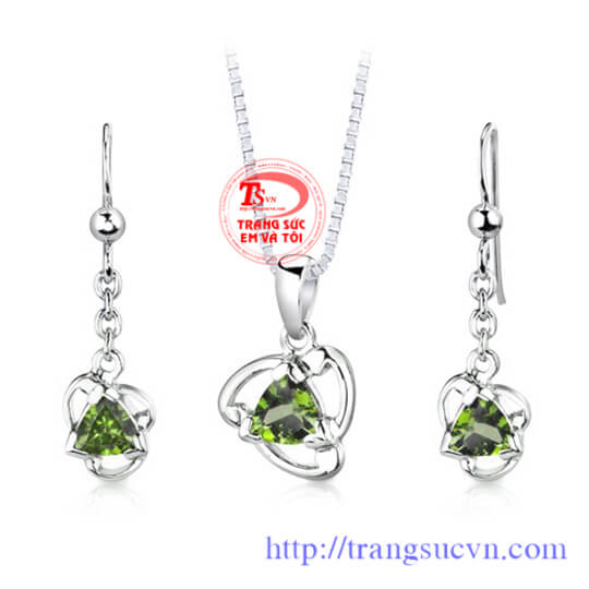Hoa tai mặt dây peridot hoa-tai-mat-day-peridot,Hoa tai mặt dây peridot