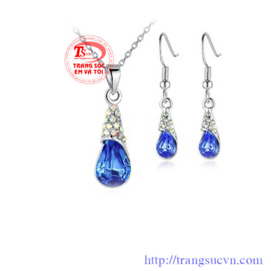 Mặt dây và bông tai topaz mat day va bong tai topaz, Mặt dây và bông tai topaz
