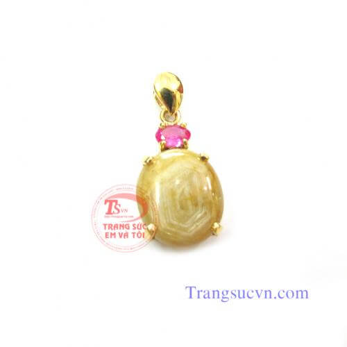 Mặt dây chuyền đá sapphire vàng mat_day_chuyen_da_saphire_vang ;Mặt dây chuyền đá sapphire vàng