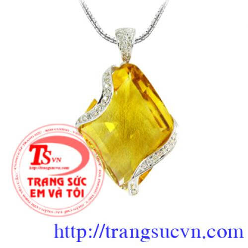 mặt dây chuyền thạch anh vàng mat_day_chuyen_thach_anh_vang ,mặt dây chuyền thạch anh vàng
