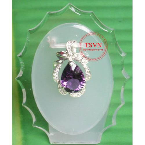 Mặt dây gắn đá Thạch Anh 13 mat_day_gan_da_thanh_anh_13 , Mặt dây gắn đá Thạch Anh 13